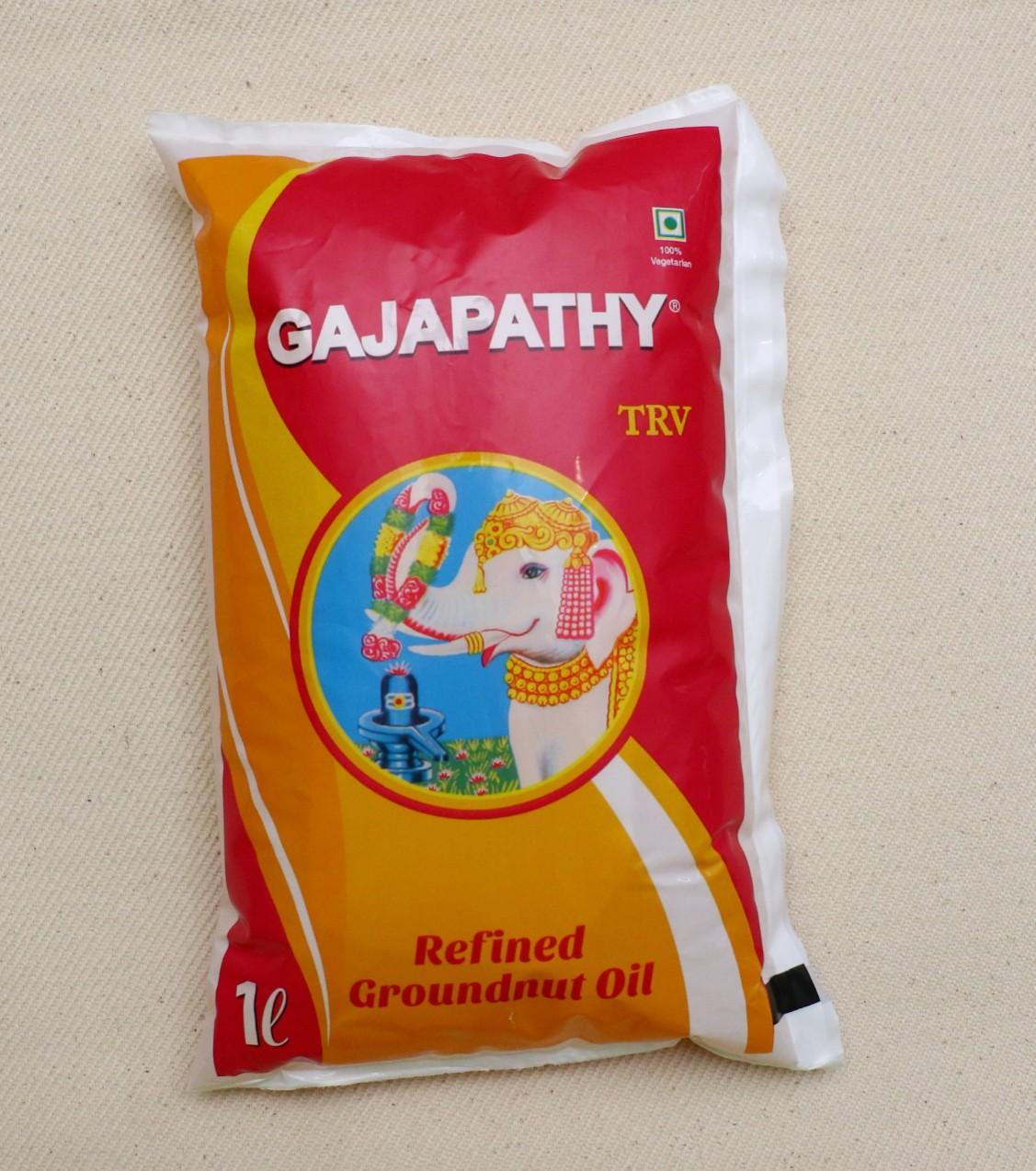 Gajapathy Kadalai Yannai Refind கடலை எண்ணெய் - product media