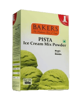 Ice Cream mix Bakers Pista ஐஸ்கிரீம் பவுடர் - product media