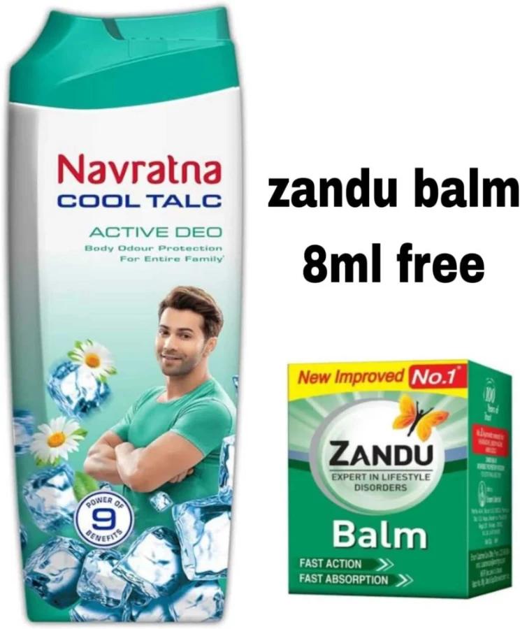 Navarathna Powder cool zandu balm free நவரத்னா - product media