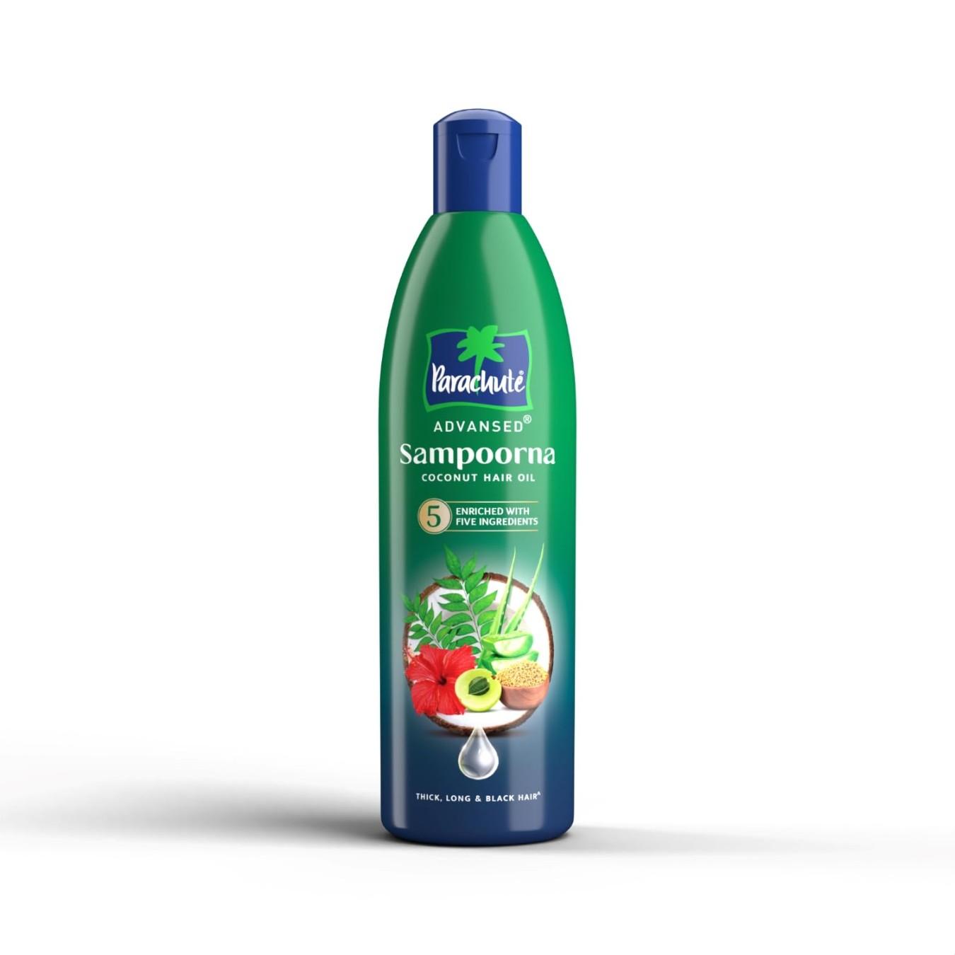 Parachute Sampoorna Hair Oil 145m பாராசூட் சம்பூர்ணா - product media