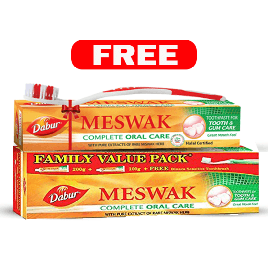 Dabur Meswak Paste Brush Free டாபர் - product media