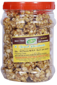 Kadalai Orundai Jar 60pc Peanut Ball கடலை உருண்டை - product media