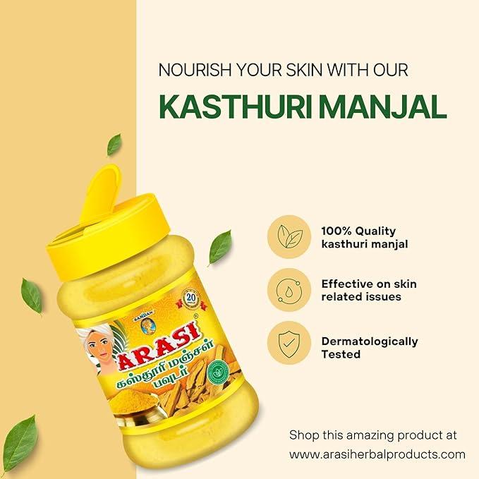 Arasi Kasthuri Manjal Powder - product media