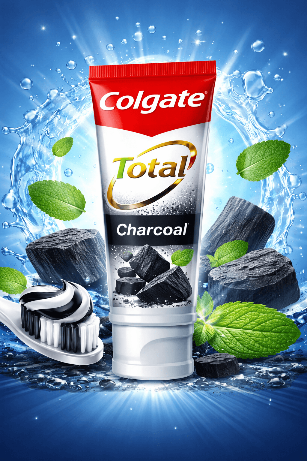 Colgate Paste Total Charcoal - product media