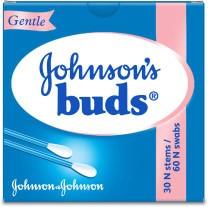 Johnsons Buds Pkt 60stems ஜான்சன்ஸ் பட்ஸ் - product media