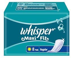 Whisper Maxi Fit Regular 8Pads விஸ்பர் சாய்ஸ் - product media