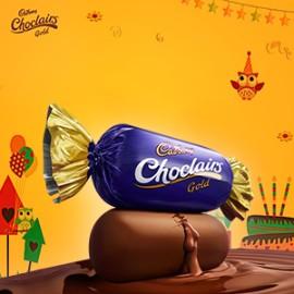 Eclairs Gold Chocolate Cadbury 100S - product media