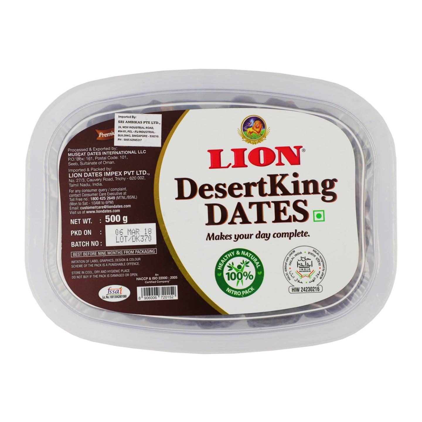Lion Dates Desert King - product media