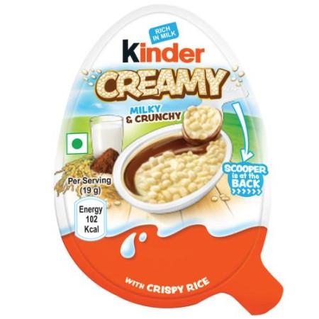 Kinder Creamy Milky Crunchy - product media