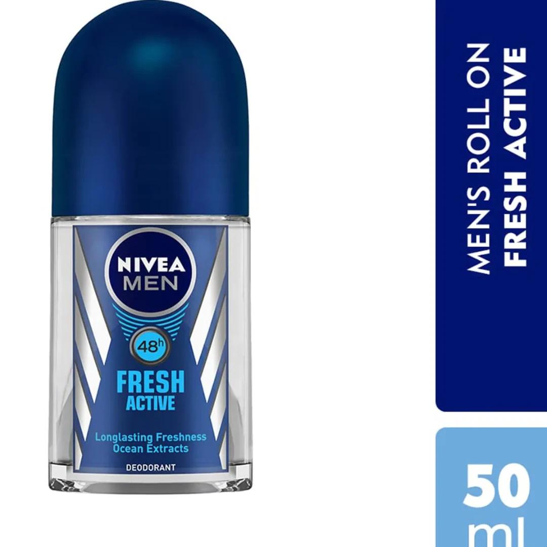 Nivea Rollon Men FreshActive 25m நிவியா மென் ரோல் ஆன் - product media