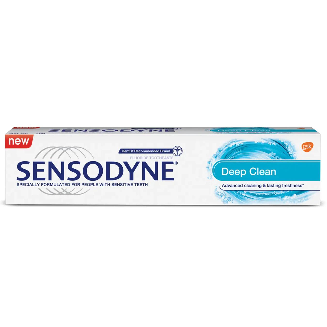 Sensodyne Paste Deep Clean சென்சோடைன் பேஸ்ட் - product media