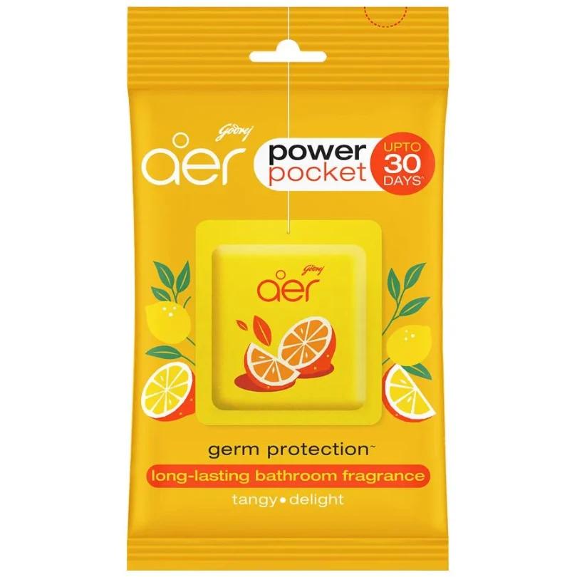 Aer Power Pocket Bathroom Fragrance Yellow - product media