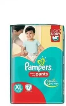 Pampers XL 7P பேம்பர்ஸ் பேண்ட்ஸ் - product media