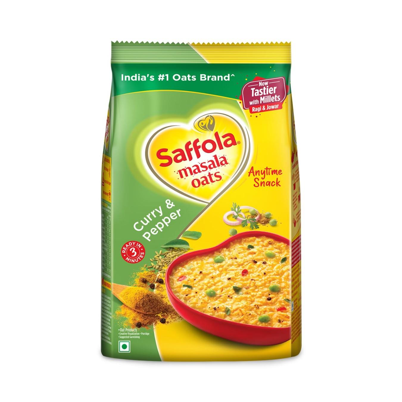 Saffola Masala Curry Pep Oats சபோலா ஓட்ஸ் - product media