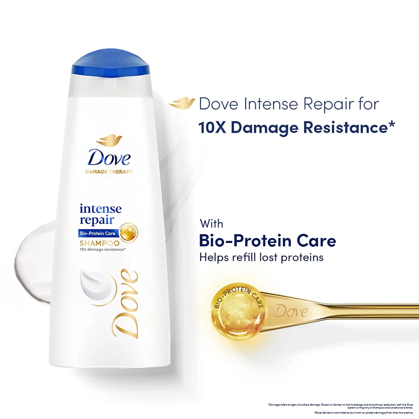 Dove Shampoo Intense Repair - product media