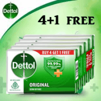 Dettol Soap Original 4P டெட்டால் சோப் - product media